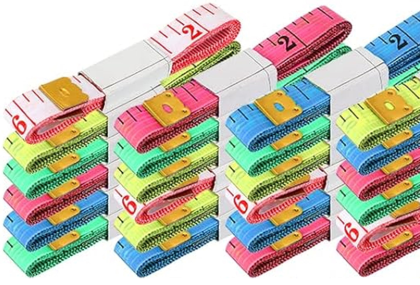Measuring Tape, 60 inches (5 feet). Pack of 10.