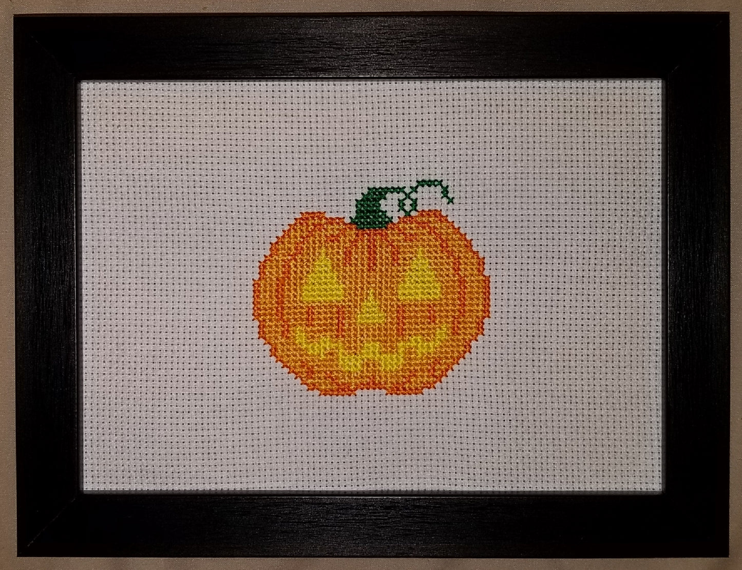 Pumpkin Cross-stitch, Made-to-Order
