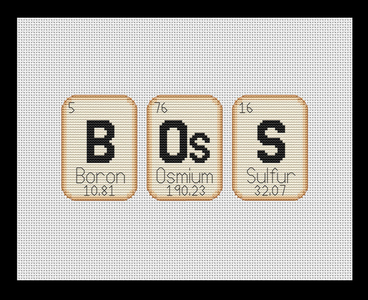 Boss Cross-stitch, Made-To-Order