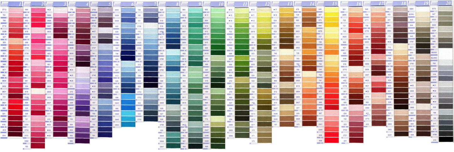 DMC Collection, 482 Skeins of DMC Embroidery Floss