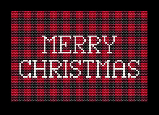 Winter Flannel Cross-stitch, DIY Kit
