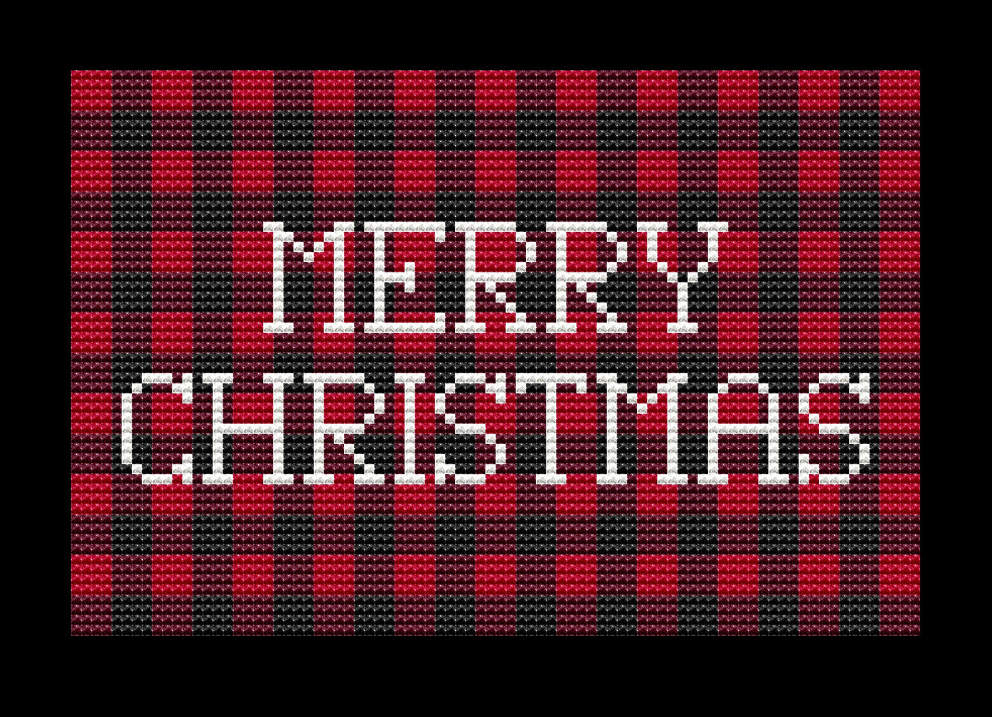 Winter Flannel Cross-stitch, Made-To-Order
