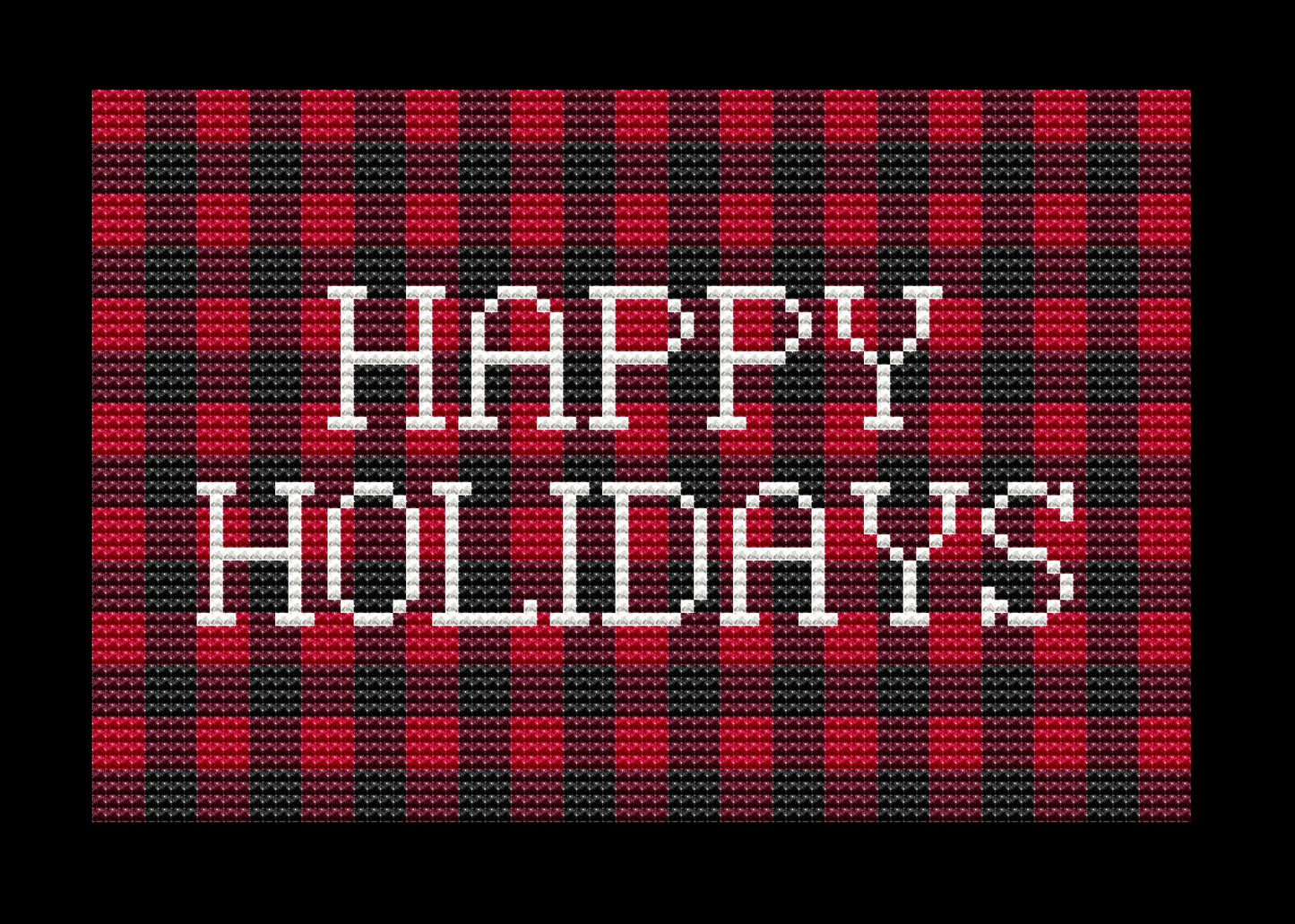 Winter Flannel Cross-stitch, Made-To-Order