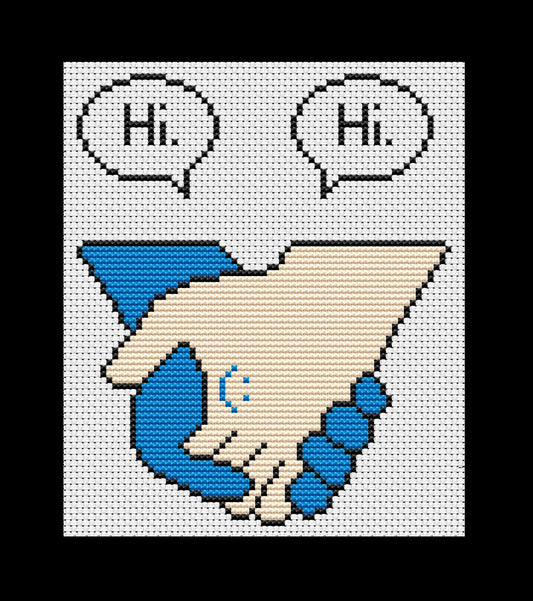 Heartstopper Hands Cross-stitch, Made-To-Order