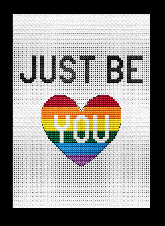Just Be You Cross-stitch, Made-To-Order