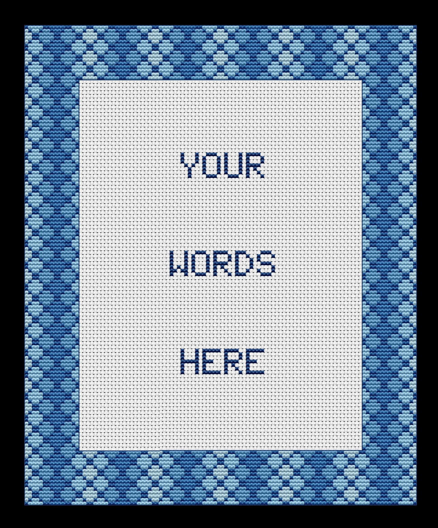 Lattice Border Cross-stitch, Made-To-Order