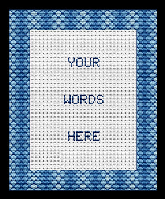 Lattice Border Cross-stitch, Made-To-Order