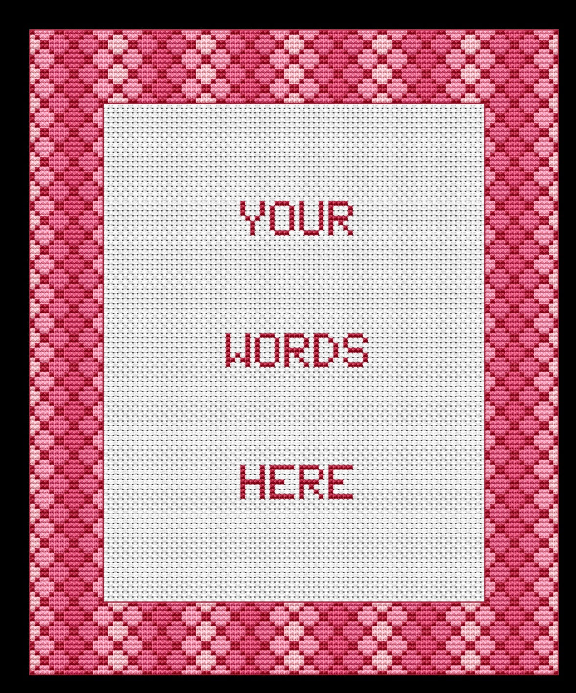 Lattice Border Cross-stitch, Made-To-Order