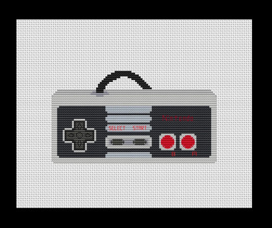 Game Controller Cross-stitch, Made-To-Order