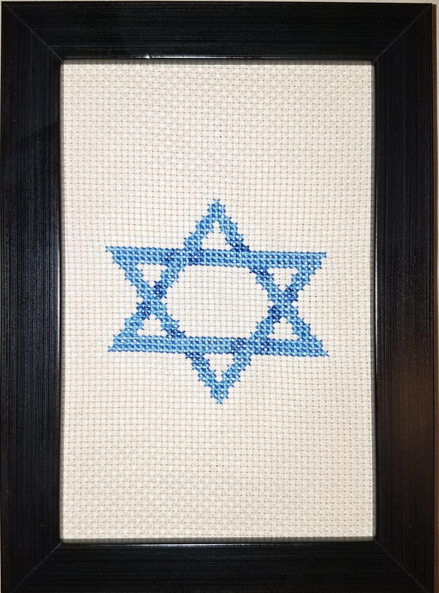 Star of David Cross-stitch, Made-to-Order