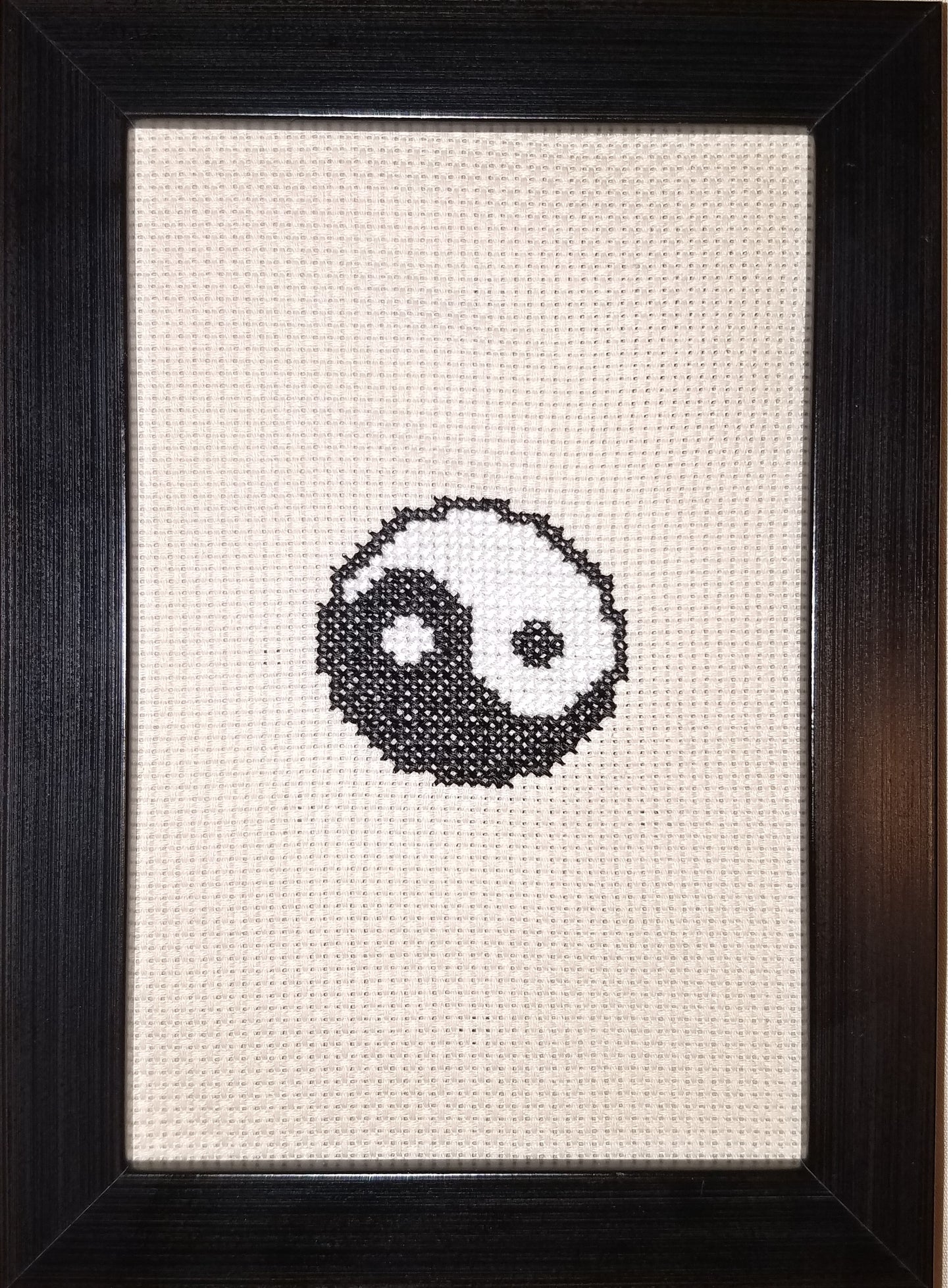 Yin Yang Cross-stitch, Made-to-Order