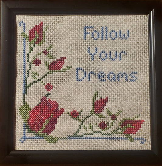 Roses Cross-stitch, Made-to-Order