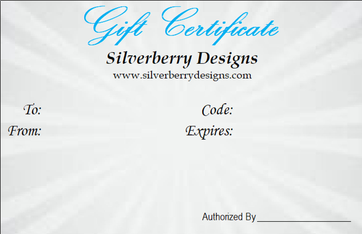 Gift Certificates